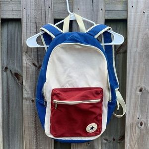 Converse tri color canvas backpack